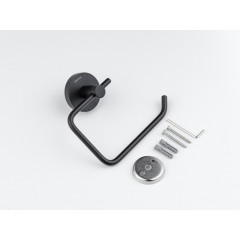 AQ4118MB ЕВРОПА бумагодержатель квадратный, матовый черный