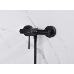 AQ1360MB ЕВРОПА смеситель для душа, матовый черный