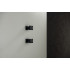 AQ2098MB боковая форсунка 50*50, матовый черный