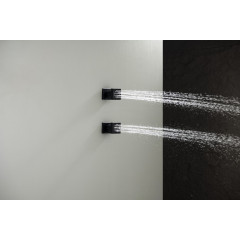 AQ2098MB боковая форсунка 50*50, матовый черный