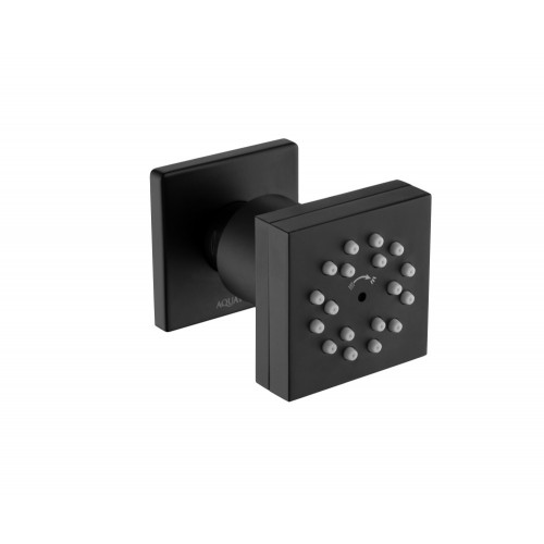 AQ2098MB боковая форсунка 50*50, матовый черный