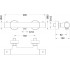 AQ1363MB ЕВРОПА термостатический смеситель для душа, матовый черный