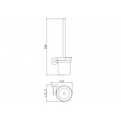 AQ4010CR ВЕГА ершик настенный