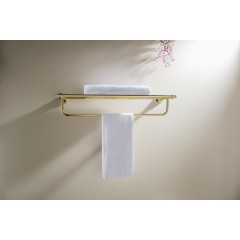 AQ4515PG КЛАССИК полка для полотенец, полир. золото