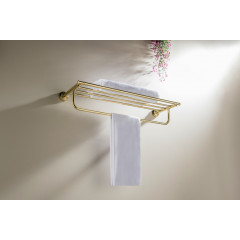 AQ4515PG КЛАССИК полка для полотенец, полир. золото