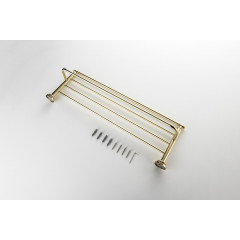 AQ4515PG КЛАССИК полка для полотенец, полир. золото