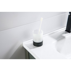 AQ4428MB ЛИРА стакан настольный, матовый черный