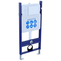 SET AQUATEK ЛИБРА N-14 (рама AQUATEK Standard INS-0000014(без клавиши и крепежа)+унитаз ЛИБРА New AQ0530N-00 с тонким сиденьем soft-close