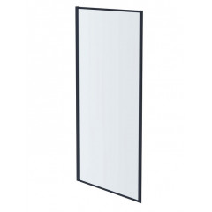 AQ ARI PI 10020GM Душевая дверь, распашная 1000x2000 профиль оружейная сталь, стекло прозрачное