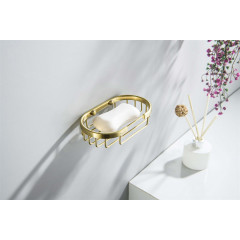 AQ4956BG мыльница решетка, шлиф. золото