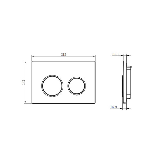 SET AQUATEK ЛИБРА T-TDI002 рама Standard INS-0000018+унитаз AQ1505T-00 с тонким сиденьем soft-close+крепление KKI-0000002 +кнопка TDI-0000002