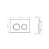 SET AQUATEK ЛИБРА T-TDI002 рама Standard INS-0000018+унитаз AQ1505T-00 с тонким сиденьем soft-close+крепление KKI-0000002 +кнопка TDI-0000002