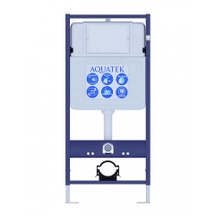SET AQUATEK СИРИУС (рама AQUATEK Standard INS-0000012(без клавиши и крепежа) + унитаз AQ1582T-00 СИРИУС TORNADO с тонким сиденьем soft-close)