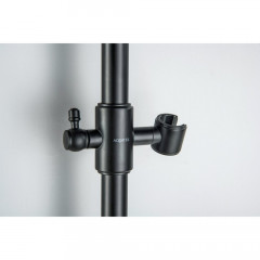 AQ2020MB КЛАССИК душевой гарнитур 1jet 65 см, матовый черный