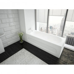 Оберон 160 пустая с фр.экр.(слив слева)