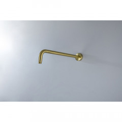 AQ2176BG держатель верхнего душа настенный 400 мм, шлиф. золото