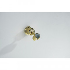 AQ1549PG КЛАССИК смеситель для ванны с душевым набором, полир. золото