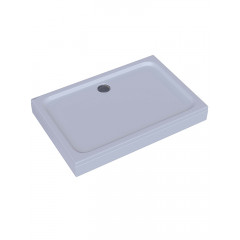 Поддон акриловый, прямоугольный, с ножками и съемной панелью. БЕЗ СИФОНА. 140*80*15