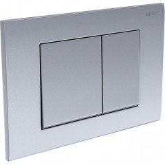 KDI-0000011 (001C) Панель смыва Хром матовая (клавиши квадрат)