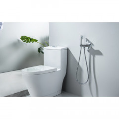 AQ1027CR ОБЕРОН комплект для гигиенического душа термостатический встроенный (смеситель + гигиеническая лейка + шланг)