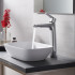 AQ1104CR БЕТТА смеситель для раковины высокий 230, без донного клапана