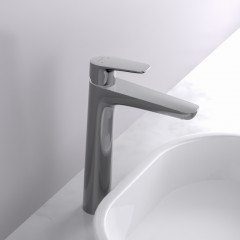 AQ1104CR БЕТТА смеситель для раковины высокий 230, без донного клапана