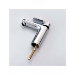 AQ1812CR НИКА смеситель для раковины 90 без донного клапана с гигиеническим ручным душем