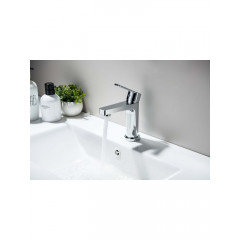 AQ1712CR ЛУГАНО смеситель для раковины 106 с гигиеническим ручным душем