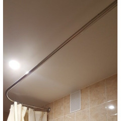 Карниз для ванны Г-образный 1500*700 (для прямоугольных ванн)