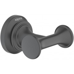 AQ4502MB КЛАССИК крючок двойной, матовый черный