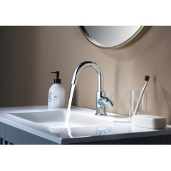 AQ1307CR ЕВРОПА смеситель для раковины, без донного клапана