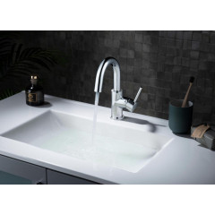 AQ1307CR ЕВРОПА смеситель для раковины, без донного клапана