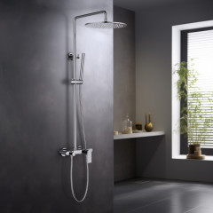 AQ2440CR ЛИРА душевая система (смеситель для ванны) 300мм