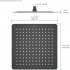 AQ2074MB квадратный верхний душ 300*300*2 мм, матовый черный