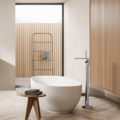 AQ1645CR ЛИБРА смеситель для ванны напольный