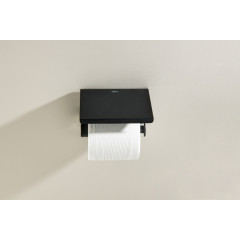 AQ4939MB ЕВРОПА бумагодержатель с полкой, матовый черный