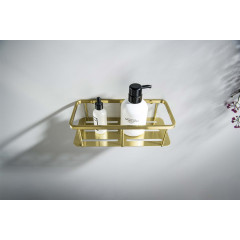 AQ4936BG полка для душа, шлиф. золото