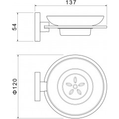 AQ4203CR ОБЕРОН мыльница
