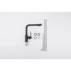 AQ1386MB ЕВРОПА смеситель для кухни с подключением к фильтру питьевой воды, матовый черный