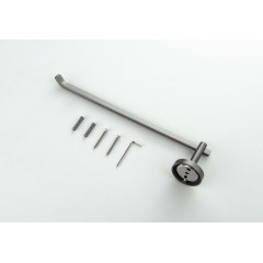 AQ4619BGM БЕТТА полотенцедержатель, оружейная сталь (шлиф. черный хром)