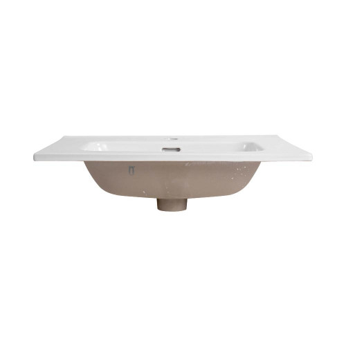 AQ77060-LG Комплект мебели: Тумба 60см ВЕГА с раковиной AQ0460-00, 2 ящика, цвет серый туман