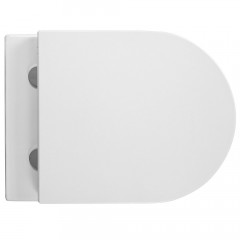 AQ1900T-00 ЕВРОПА Унитаз-компакт подвесной безободковый 480*360*340мм, смыв TORNADO, тонкое сиденье с механизмом плавного закрывания, крепеж