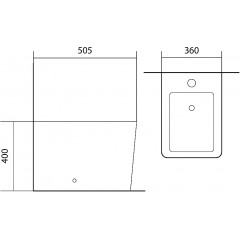 AQ1266N-00 ЛИБРА New Биде напольное 560х370х400, крепеж