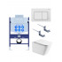 SET AQUATEK ЛИБРА T-TDI004 рама Standard INS-0000018+унитаз AQ1505T-00 с тонким сиденьем soft-close+крепление KKI-0000002 +кнопка TDI-0000004