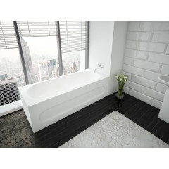 Оберон 160 пустая с фр.экр.(слив справа)