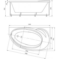 Бетта 160 прав.пустая с фр.экр.