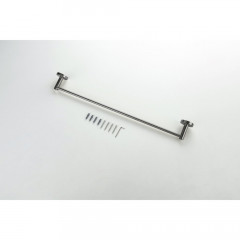 AQ4114BGM ЕВРОПА полотенцедержатель 600 мм, оружейная сталь (шлиф. черный хром)