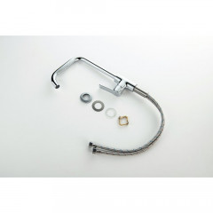 AQ1781CR ЛУГАНО смеситель для кухни (квадратный излив)