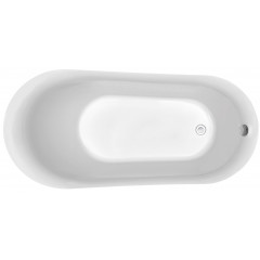 AQ-K133778Wt ЛАГУНА Ванна акриловая, отдельностоящая, 1700*780*710. В комплекте со сливом и ножками. Цвет белый глянцевый.