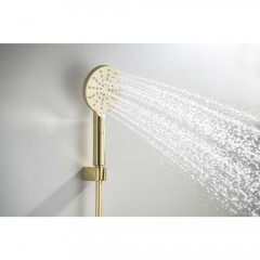AQ2033BG ОБЕРОН душевой набор Select 120 3 jet, шлиф. золото